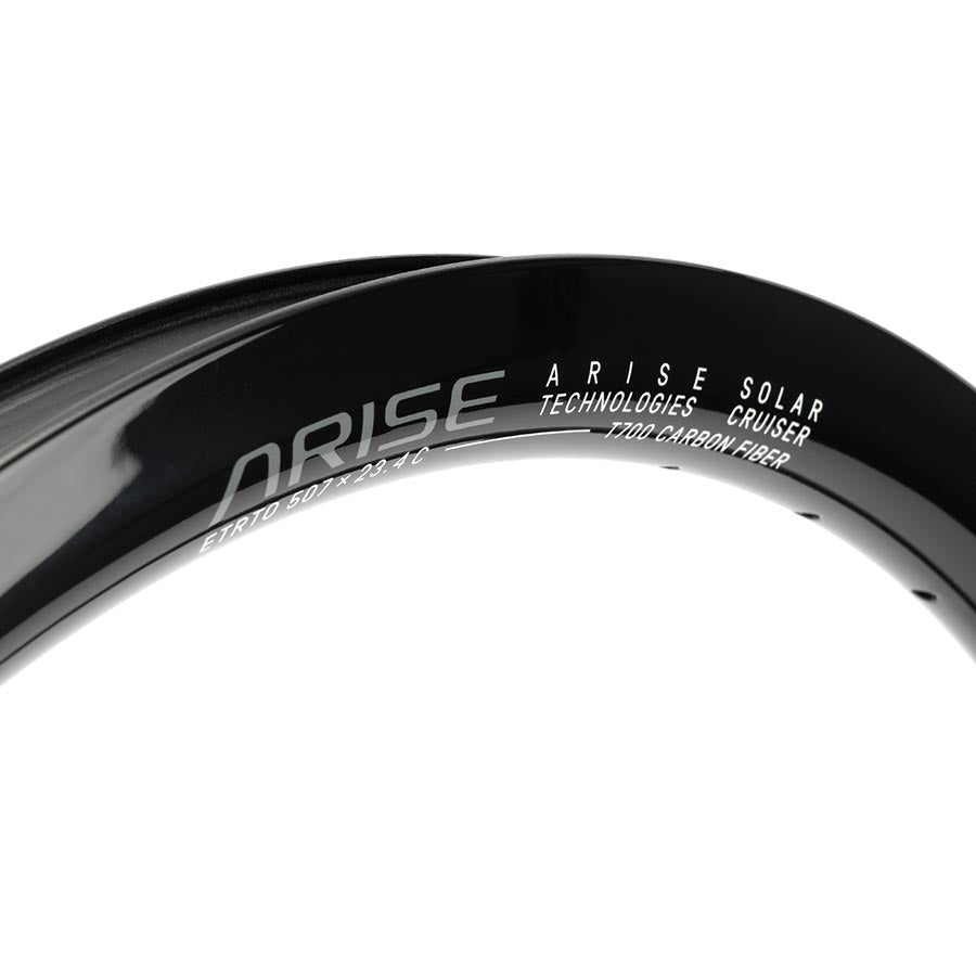 ARISE Solar Cruiser Rim 24 Holes: 36 Black Front
