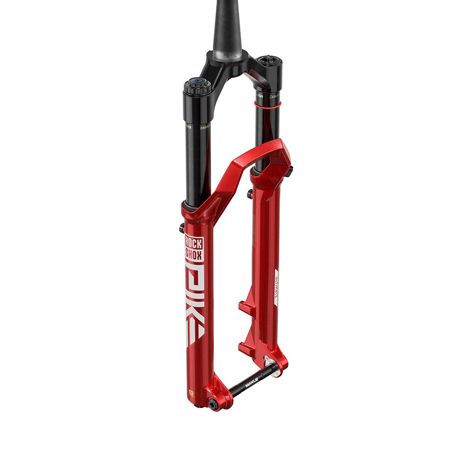 RockShox Pike Ultimate Charger 3.1 RC2 Suspension Fork - 29" 130 mm 15 x 110 mm 44 mm Offset Electric Red C2