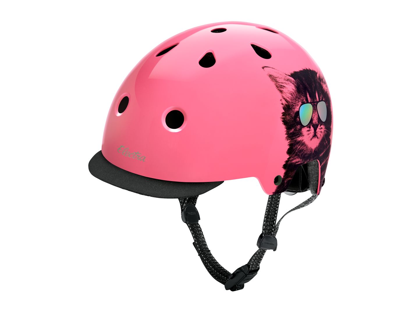 Helmet Electra Lifestyle Lux Cool Cat Medium Pink CPSC