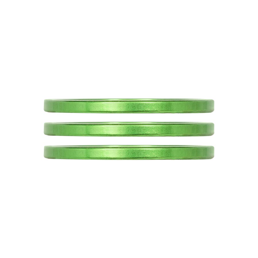 Industry Nine iRiX Headset Spacer 1-1/8 Height: 2.5mm Aluminum Lime 3pcs