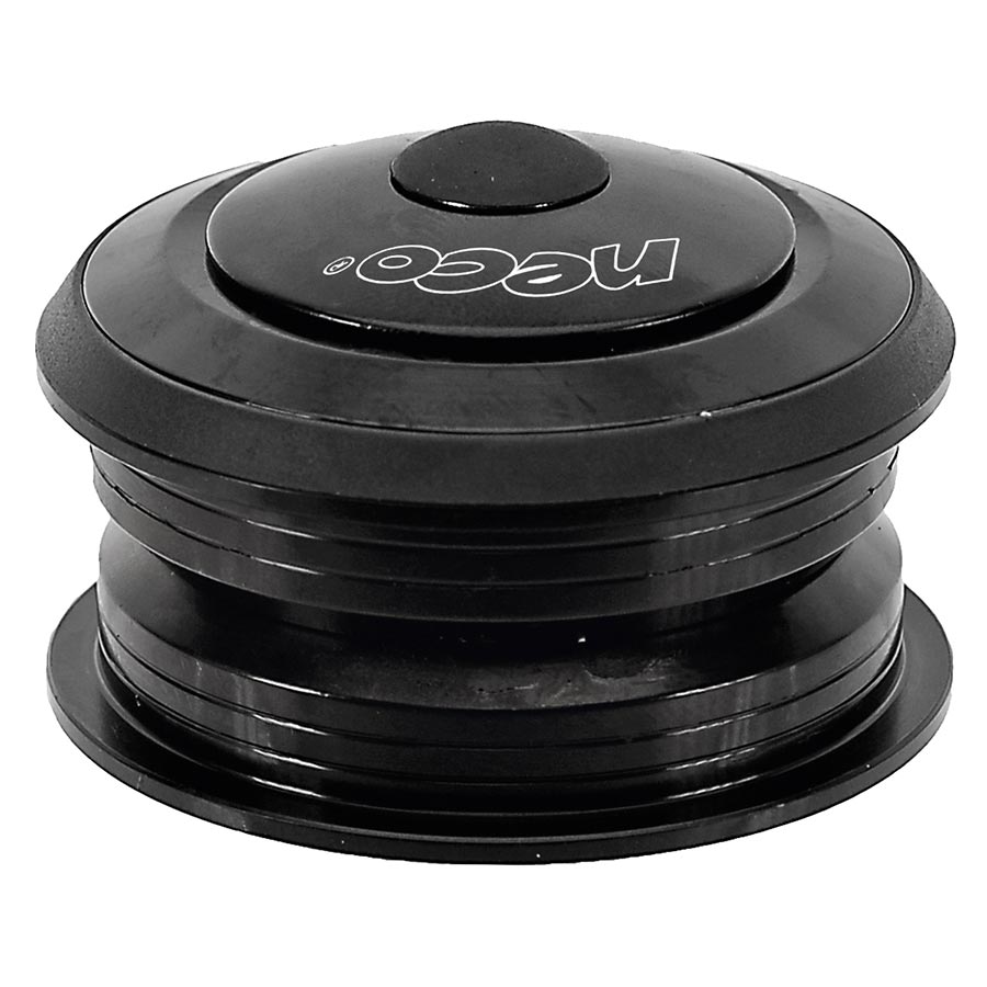 Neco Neco 1 1/8" Semi Headset : ZS44/28.6 | ZS44/30 ZeroStack Complete Black