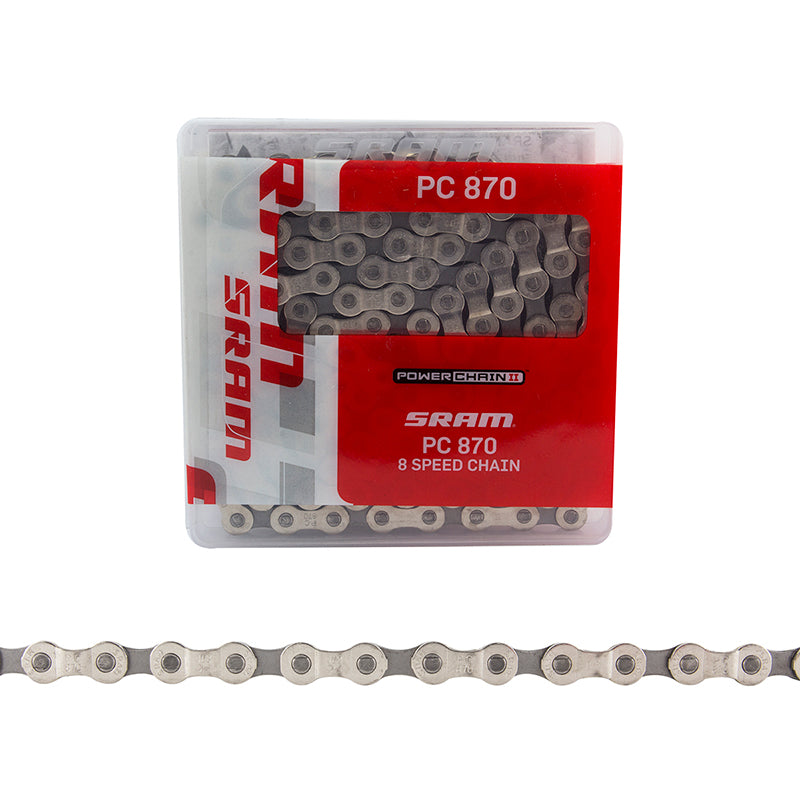 SRAM PC-870 Chain - 6 7 8-Speed 114 Links Silver