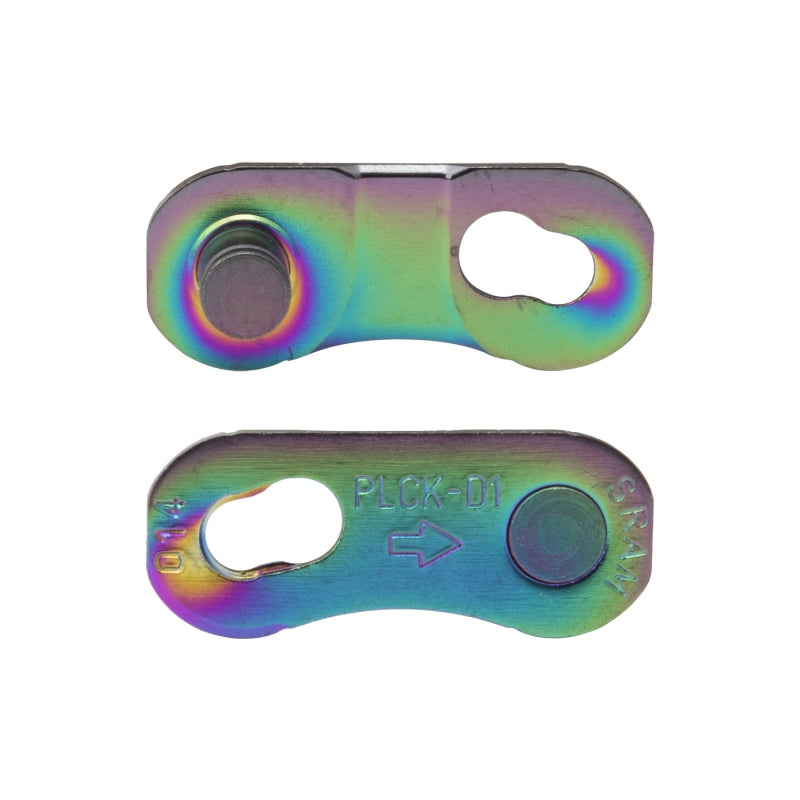 SRAM RED PowerLock Flattop Chain Connector Link - 12/13-speed Road Only Rainbow 4 Pack D1
