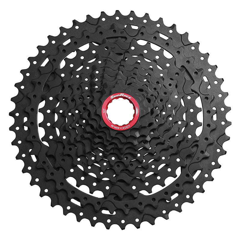 Sunrace CSMSX9X ETY Cassette Blast Chrome Plated Speed: 11 10-42T