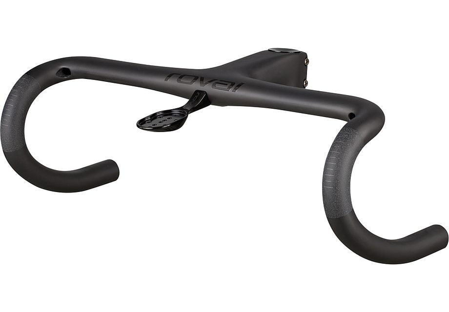 Specialized Roval Alpinist Ii Cockpit Satin Carbon/Gloss Black 90Mm X 420Mm 4 Flare
