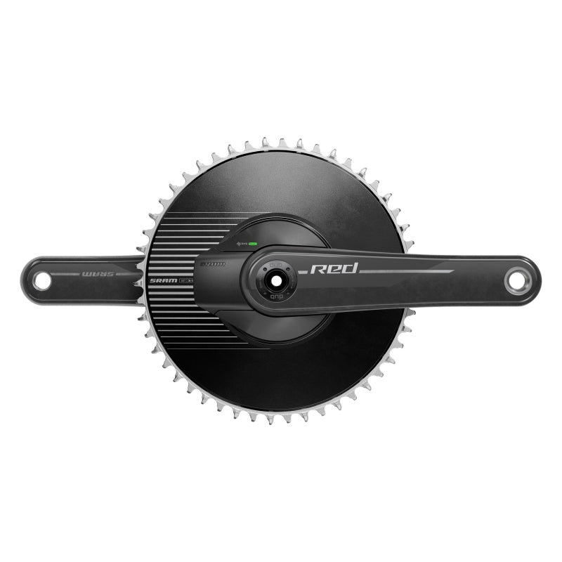 SRAM RED 1 AXS Power Meter Crankset - 170mm 12-Speed 50t Aero Chainring 8-Bolt Direct Mount DUB Spindle Interface Natural Carbon E1