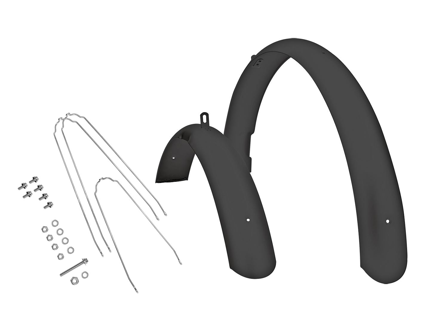 electra bicycle fenders Fender Electra Cruiser 26 Aluminum Men Matte Black Set