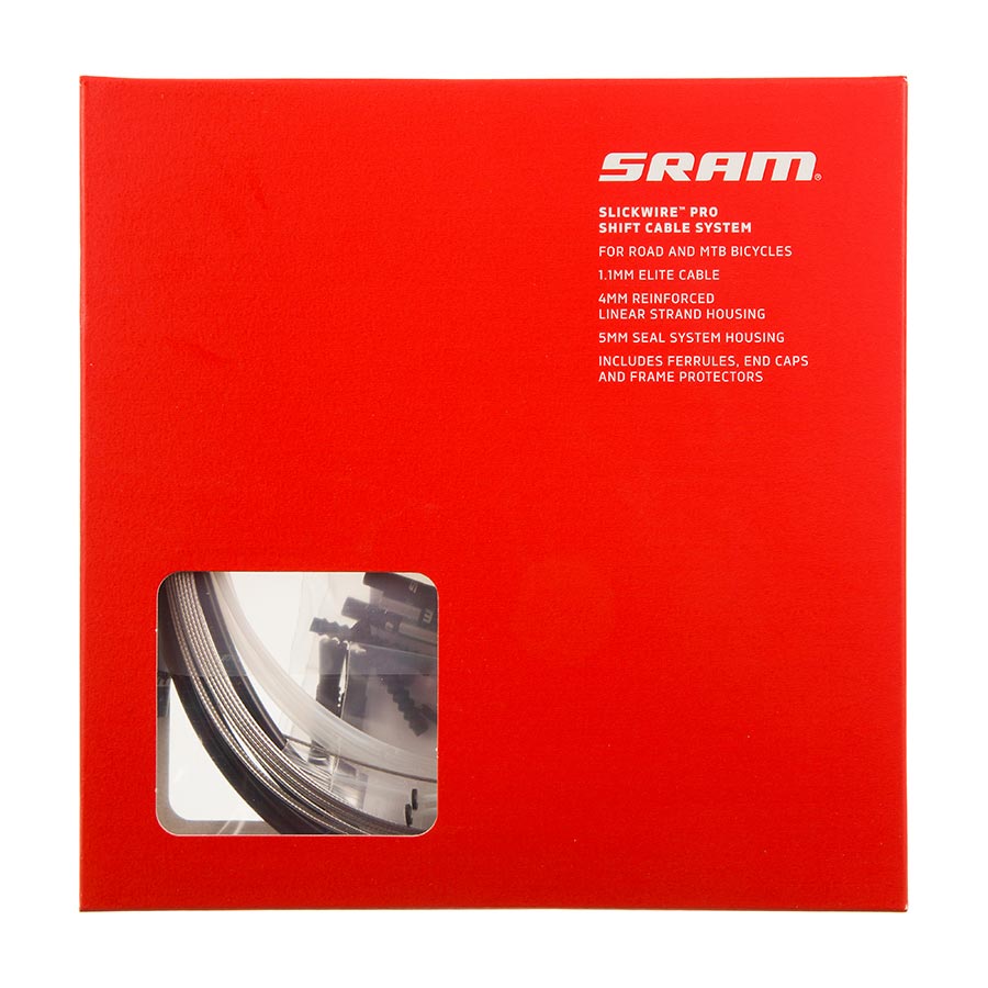 SRAM 4mm Slick Wire Pro Road/Mountain Shift Set Black