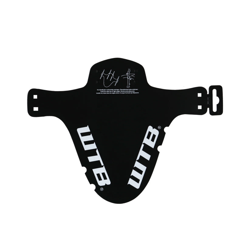 WTB Logo MTB Mud Guard Fork Mount Black