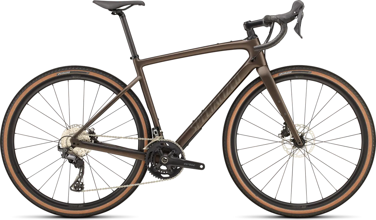 Diverge Sport Carbon - Shimano GRX - Satin Doppio / Gunmetal / 44