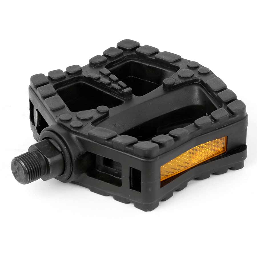 EVO Oceanside Pedals Composite Spindle: Steel 9/16 Black Pair