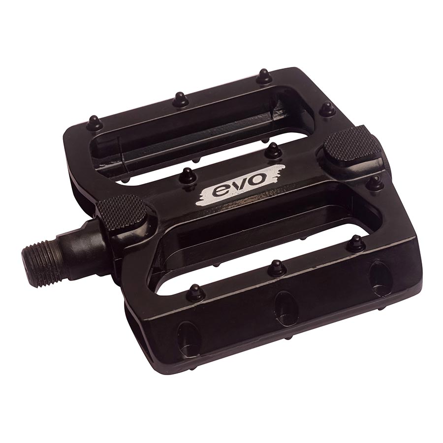 EVO Freefall Alloy Platform Pedals Body: Aluminum Spindle: Steel 9/16 Black