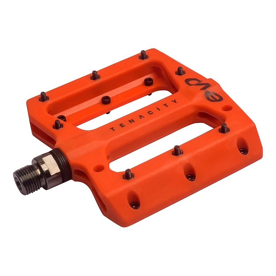 pedale orange mtb EVO Tenacity Platform Pedals Body: Nylon Spindle: Cr-Mo 9/16 Orange Pair