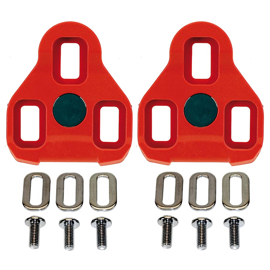 Exustar E-ARC10 Cleats Compatibility: Keo Float: 10° Red