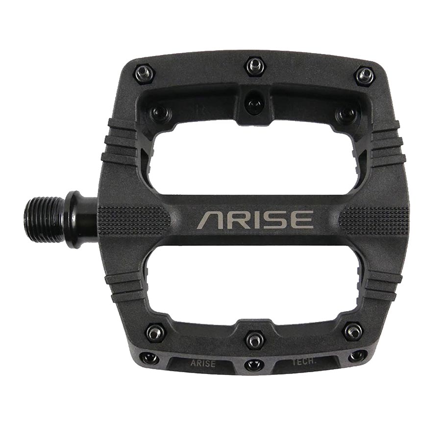 ARISE Xenon Mini Platform Pedals Body: Nylon Spindle: Cr-Mo 9/16 Black Pair