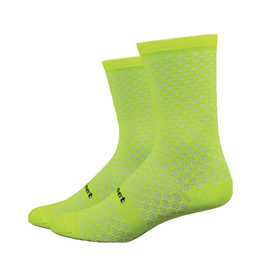 DeFeet Evo 6" Mont Ventoux Socks Hi-Vis Yellow XL