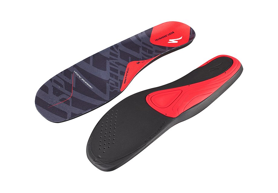 Specialized bg sl footbed gen 2 bg fitting red + (low arch support) 44-45