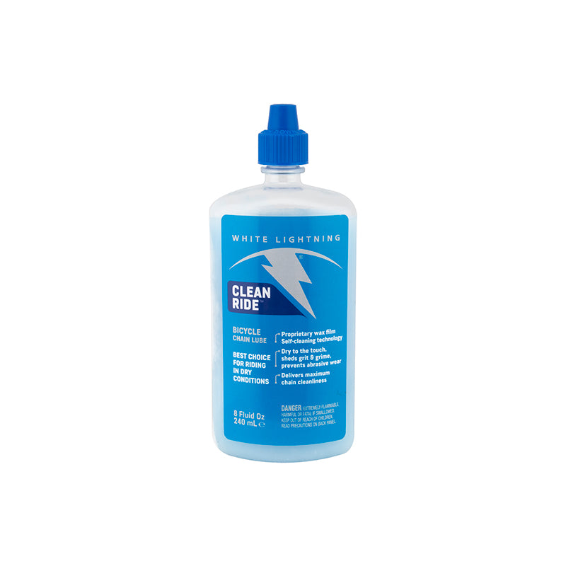 White Lightning Clean Ride Bike Chain Wax Lube - 8oz Drip