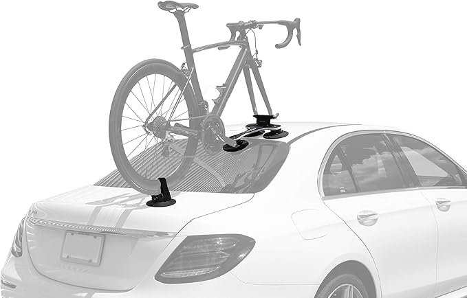 Seasucker Talon 1-bike fork-mount rack with 1 Rear Wheel Strap.