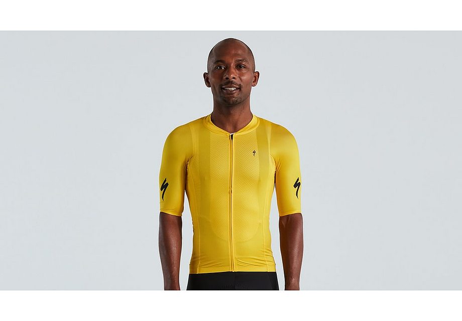 Specialized sl r logo jersey ss men golden yellow l