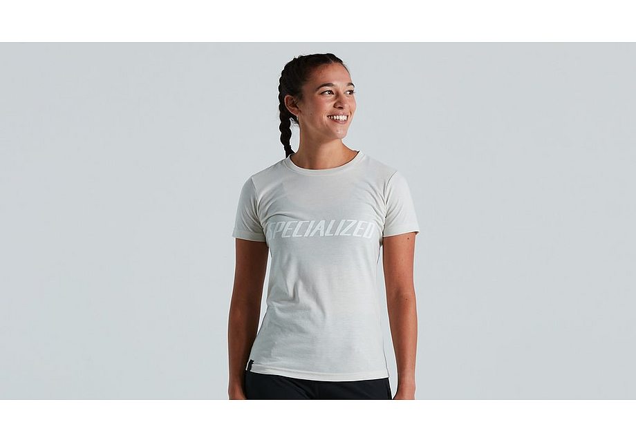Specialized Wordmark Tee Ss Wmn Dove Grey M