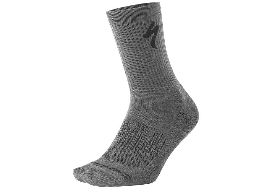 Specialized Merino Midweight Tall Sock Charcoal L