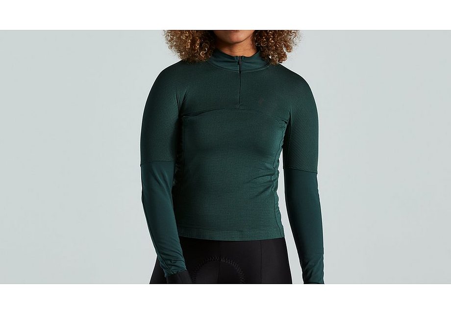 Specialized Prime-Series Thermal Jersey Ls Wmn Forest Green Xs