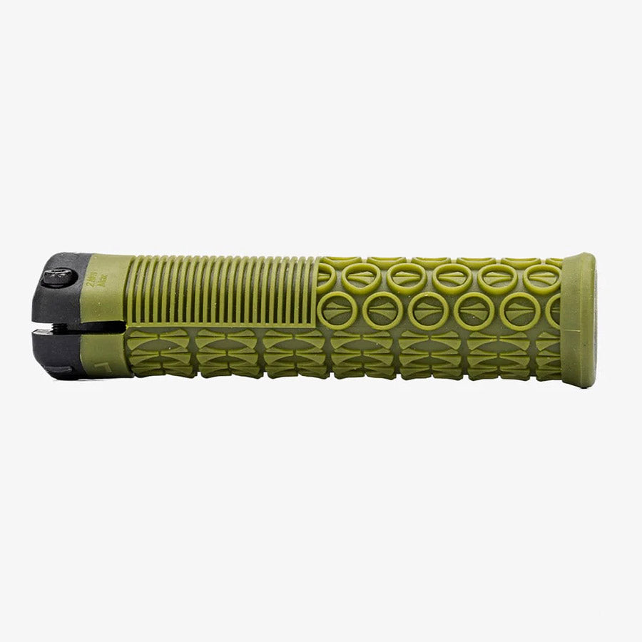 SDG Thrice 31 Lock-On MTB Grips - Olive Green