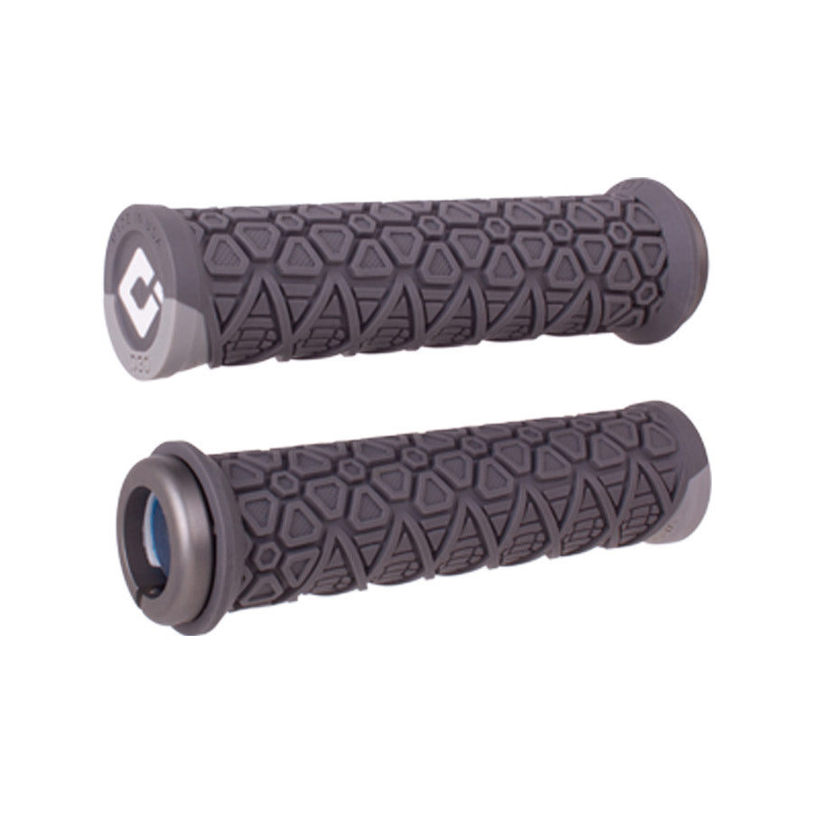 ODI Vanquish Grips - Graphite/Gray Lock-On