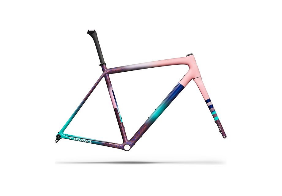 Specialized Crux S-Works Frmset Desert Rose/Quartz/Purple Haze/Majesty Blue/Lagoon Blue/Metallic White 52