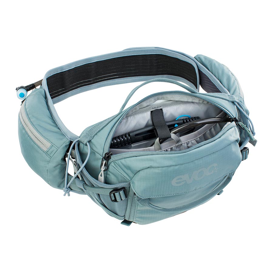 EVOC Hip Pack Pro E-Ride Hydration Bag Volume: 3L Bladder: Not included Steel