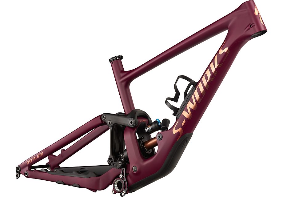 Specialized enduro S-Works frm satin raspberry / bronze foil s4