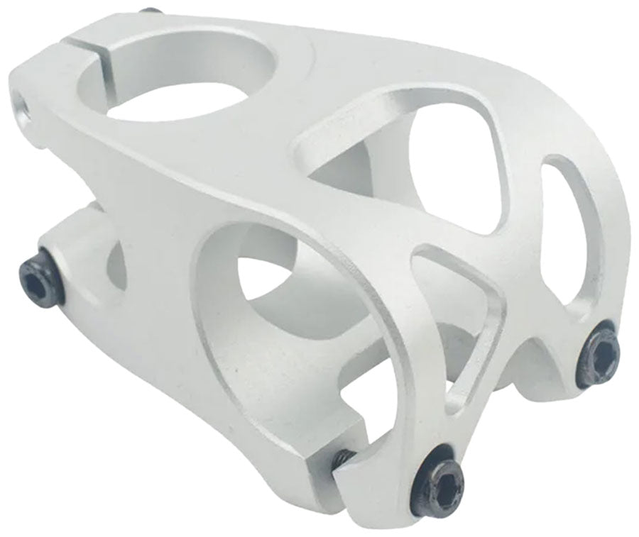 5DEV Aluminum 2-Bolt Stem - 40mm 35mm Clamp 31.8 w/Included Shims 0 Degree 1-1/8" Raw