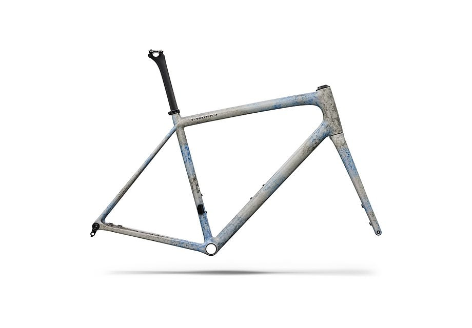 Specialized Aethos S-Works Frmset Gloss Blue + Black Ink Wash / Chrome 52