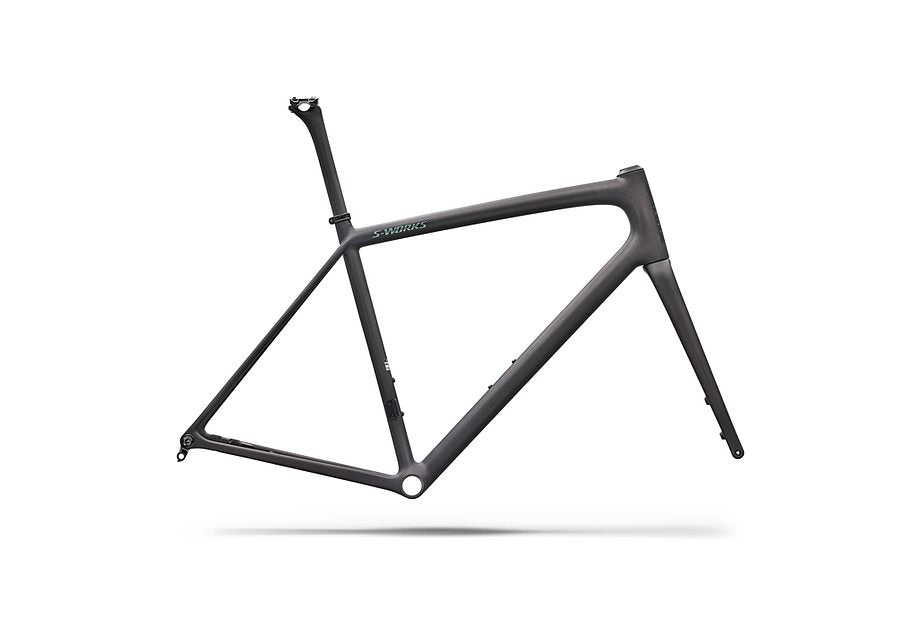 Specialized Aethos S-Works Frmset Rtp Raw Carbon / Premium Fjord Metallic 61