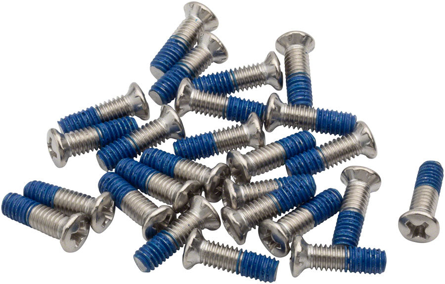 BikeFit Cleat Screws 25-Pack 13mm Wahoo Speedplay Compatible Phillips Recessed M4 X 0.7