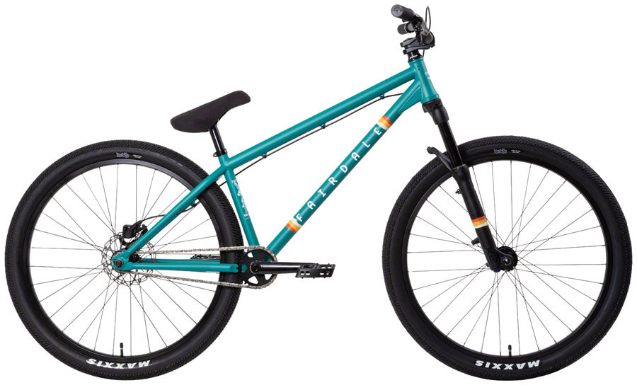 Fairdale Hareraiser 26 " Dirt Jump Bike - Matte Billiard Green Small/Medium