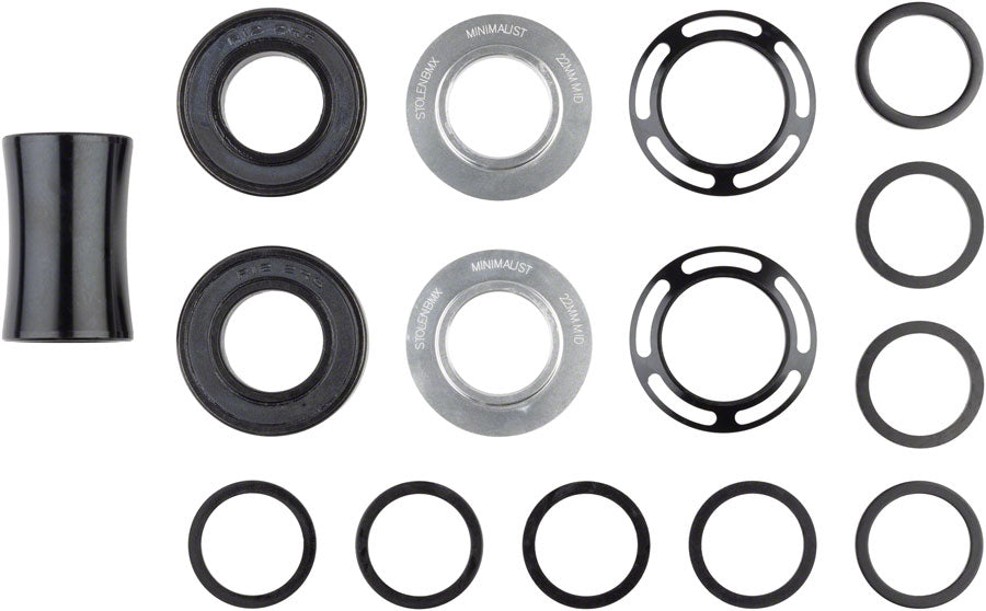 Stolen Minimalist Bottom Bracket - Mid 22mm Polished