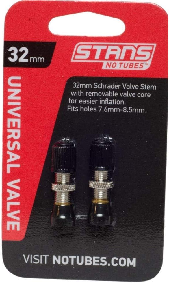 Stan's No Tubes, Valve Stems, Universal, Schrader, 32mm, 10mm base