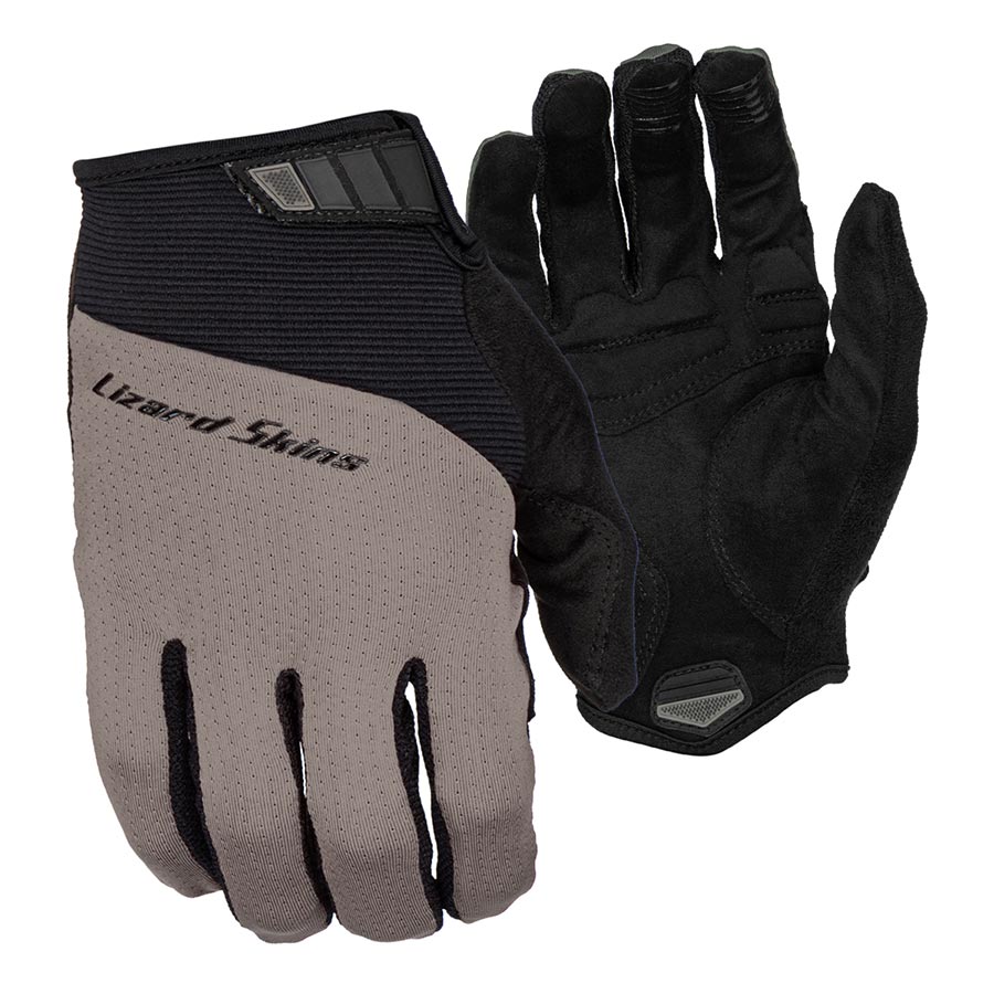 Lizard Skins Monitor Traverse Full Finger Gloves Titanium Grey XXL Pair