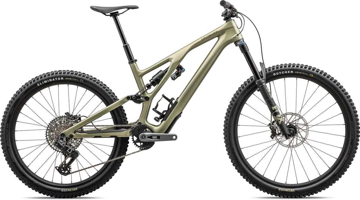 Stumpjumper EVO Expert - SRAM GX AXS, FOX Performance Elite - SATIN METALLIC SPRUCE / DARK MOSS GREEN / S1
