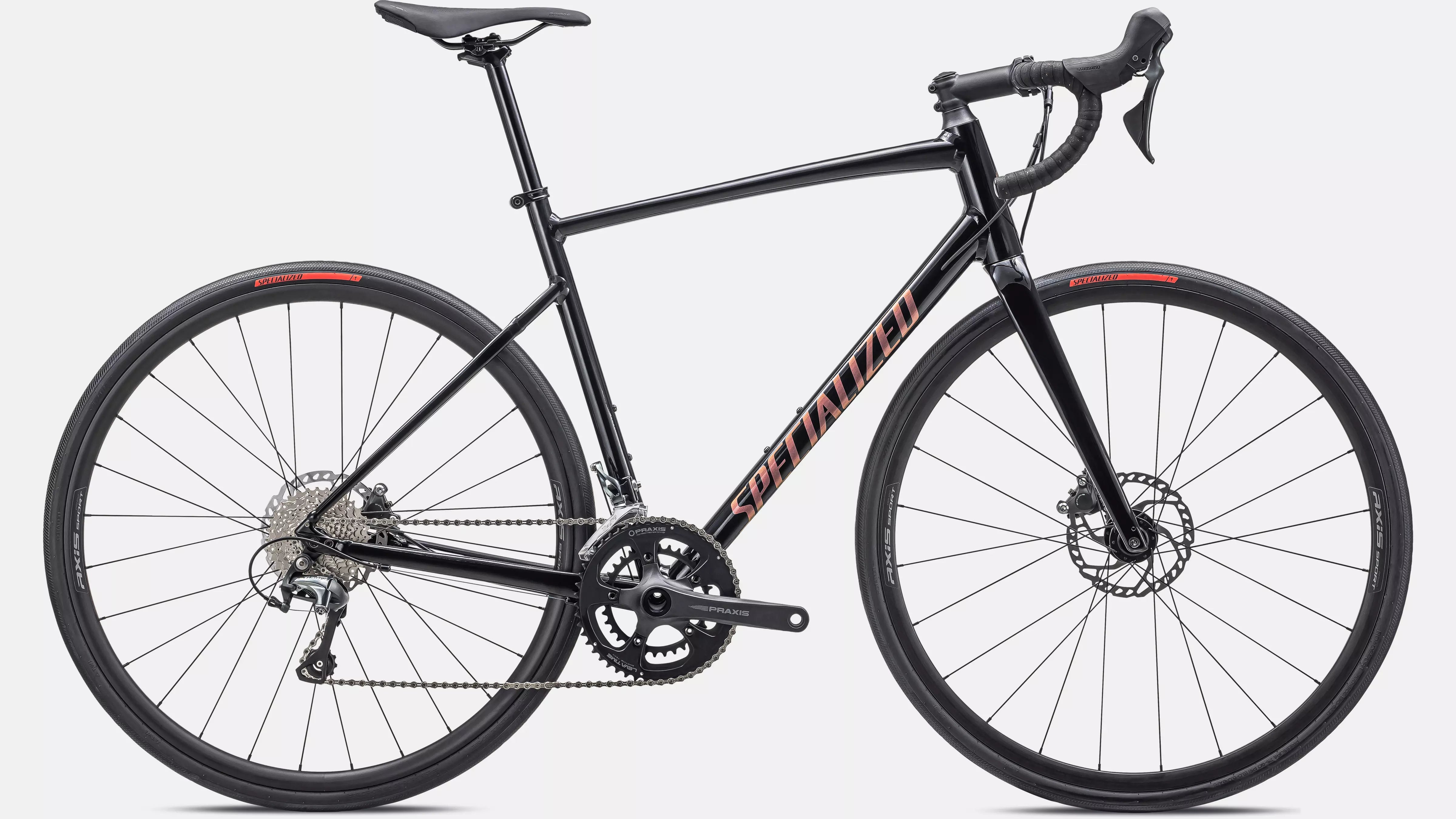 2024 Specialized allez e5 disc sport bike gloss tarmac black 56