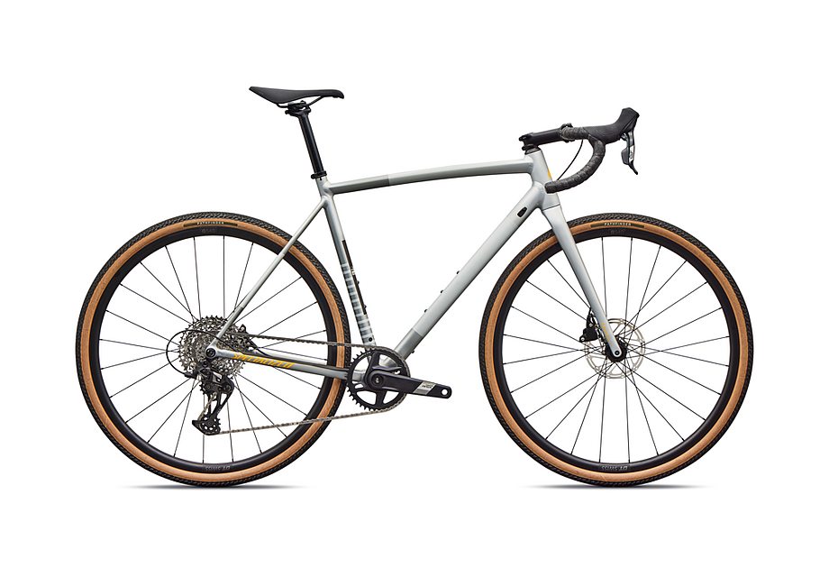 2026 Specialized Crux Ds-Works Comp Bike Shadow Silver/California Sunshine 61