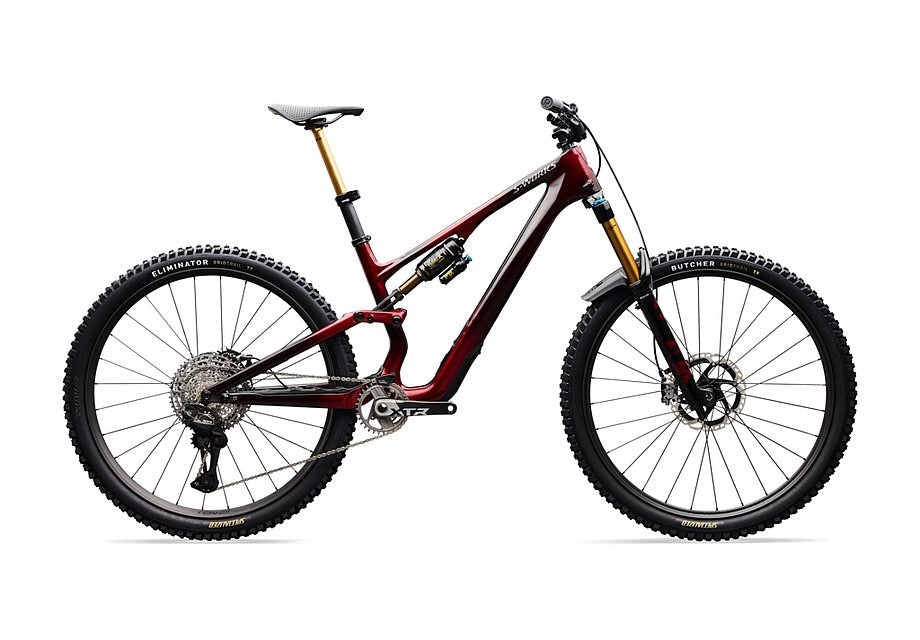 2026 Specialized Stumpjumper 15 S-Works Di2 Bike Gloss Solidity Metallic / Bordeaux Metallic / Brushed Chrome S5