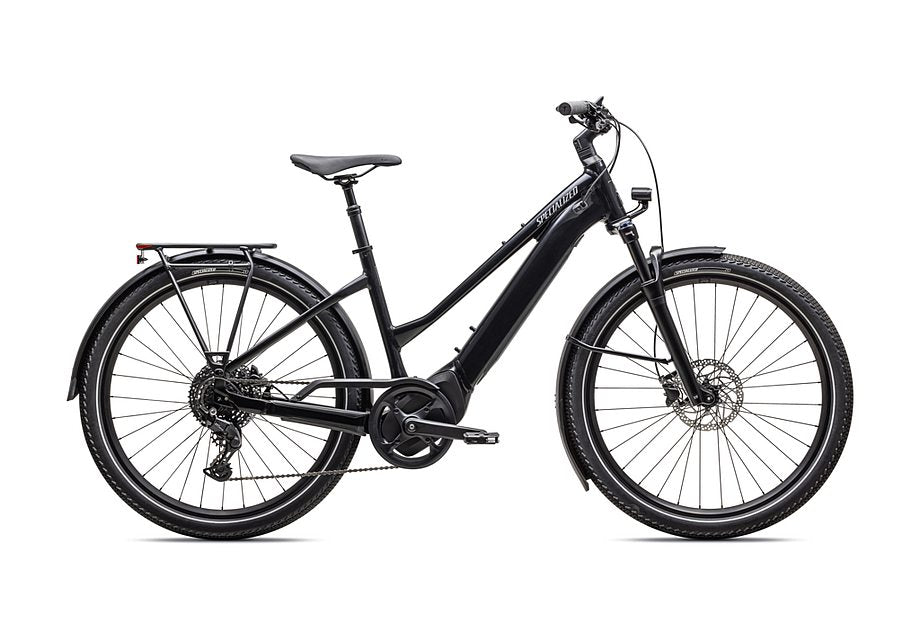 2025 Specialized vado 4.0 step through ul bike gloss castblack / satin silver reflective l