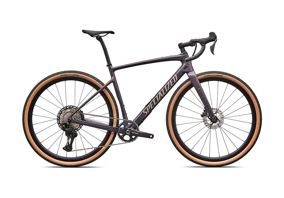 2026 Specialized Diverge Expert Di2 Bike Nebula Metallic/Sandstone Metallic 56