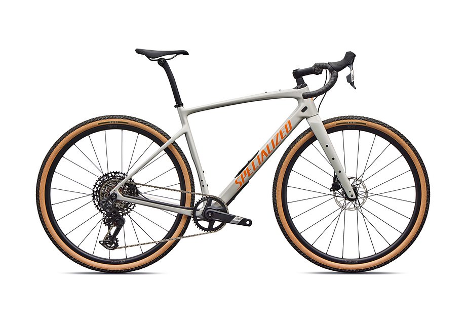 2026 Specialized Diverge Comp Bike Dolomite Metallic/Orange Zest 56