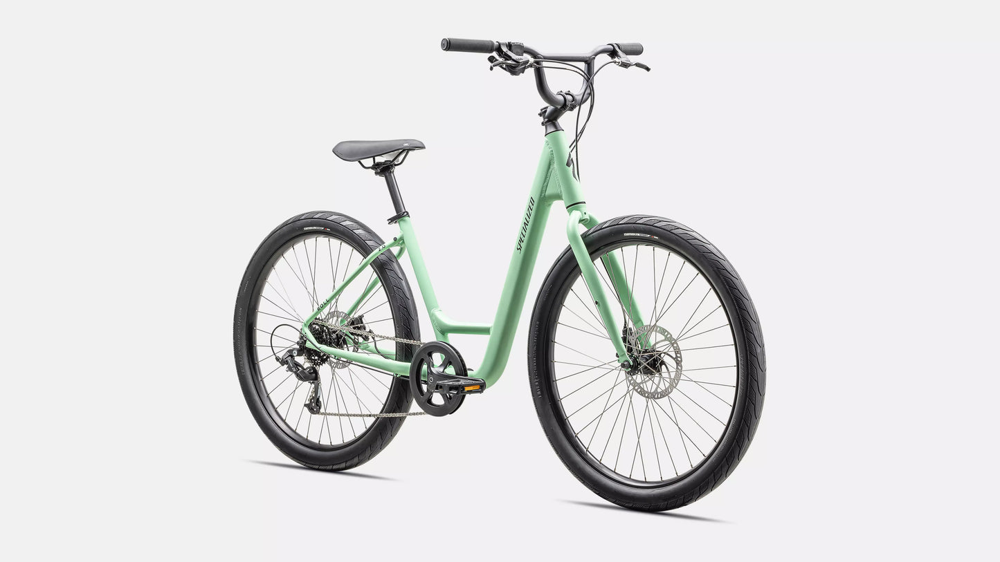 2025 Specialized roll 2.0 low entry bike satin oasis / satin smoke l