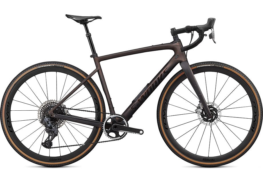 pearl gravel bike Specialized diverge S-Works carbon etap satin carbon/color run pearl/chrome/clean  56