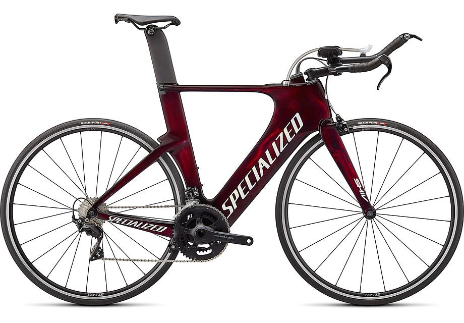Specialized shiv sport red tint / white w gold pearl xl